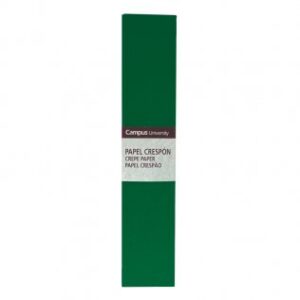 PAPEL CRESPON VERDE OSCURO