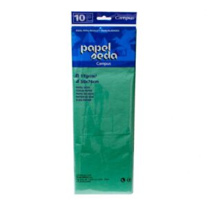 PAPEL SEDA B/10 H. VERDE OSCURO