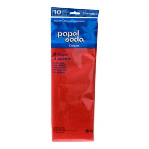 PAPEL SEDA B/10 H. ROJO