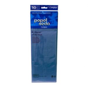 PAPEL SEDA B/10 H. AZUL MARINO