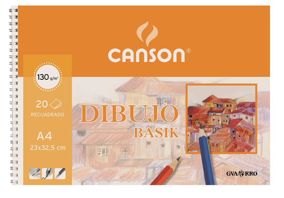 BLOC DIBUJO A4 CANSON BASIK REC
