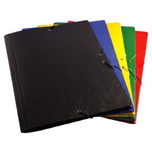 CARPETA CART.GOFRA.EXTRA SOLAPAS FºNEGRO