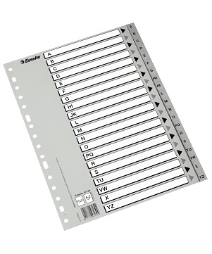 INDICE FOLIO PLAST.MULTITAL.A-Z ESSELTE