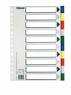 SEPARADOR FOLIO PLAST.10P.OPACO MULTITALADRO