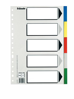 SEPARADOR FOLIO PLAST. 5P OPACO MULTITALADRO