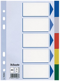 SEPARADOR CUARTO PP 2A.5 POS.OPACO COLOR