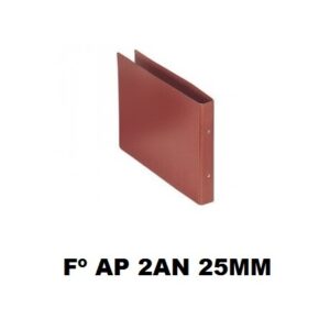 CARPETA CART.CUERO 2A.30mm.FOLIO APAISADA