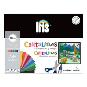 MINIPACK CARTULINA IRIS 10 COL