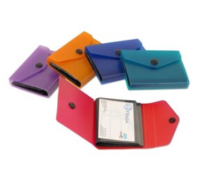 TARJETERO BOLSILLO 40 TARJETAS CORCHETE