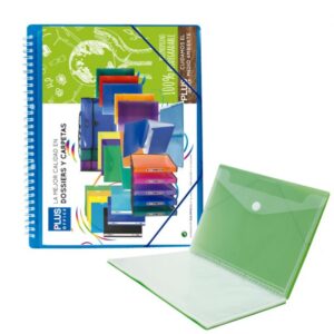 CARPETA FUNDAS A4-50H.FLEX.CANGURO ESPIRAL