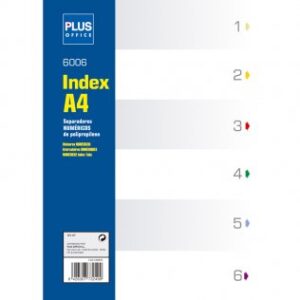 INDICE A4 PLAST.MULTITAL.1/ 6 PLUS