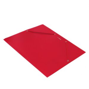 CARPETA PP.OPACA SOFT LISA SOL.A4 PLUS ROJA