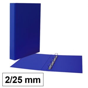 CARPETA PLAS.A.FORR.A4 PLUS 2A/25 AZUL