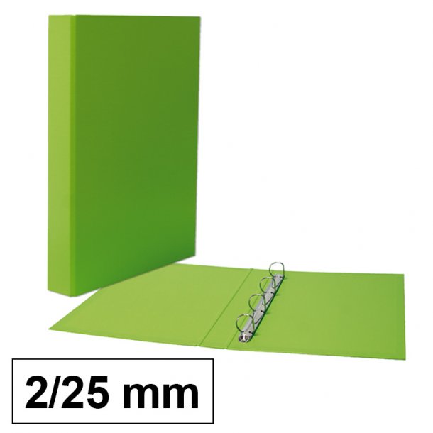 CARPETA PLAS.A.FORR.A4 PLUS 2A/25 VERDE CLA
