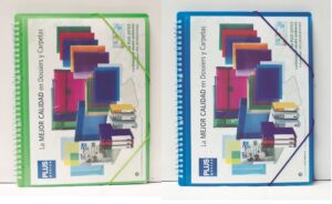 CARPETA FUNDAS A4-40H.FLEX.CANGURO ESPIRAL