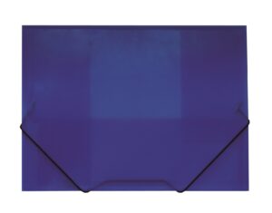 CARPETA PP.TRANSL.RAYADA SOL.A4 AZUL