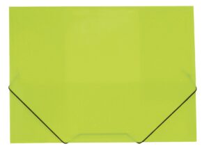 CARPETA PP.TRANSL.RAYADA SOL.A4 VERDE CL