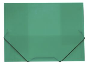 CARPETA PP.TRANSL.RAYADA SOL.A4 VERDE