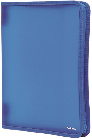 CARTERA MANO PP PLUS CREMALLERA AZUL