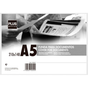 FUNDA DOCUMENTOS 210x148 DIN A-5 EXTRA RIGIDA