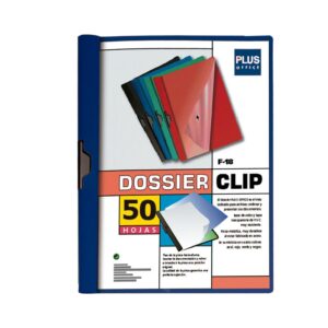DOSIER PINZA METAL PLUS > 50 H. AZUL