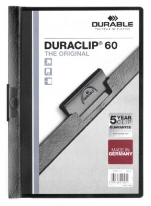 DOSIER PINZA DURACLIP-L/ANCHO NEGRO