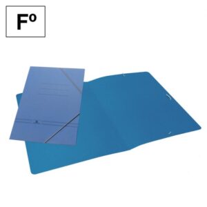 CARPETA CART.CTE.AZUL SENCILLA FOLIO