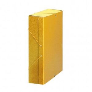 CARPETA PROY.CARTON GOMAS- 10cm AMARILLA