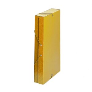 CARPETA PROY.CARTON GOMAS- 5,0cm AMARILLA
