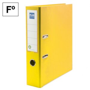 ARCHIVADOR FORRADO L.ANCHO FOLIO AMARILLO