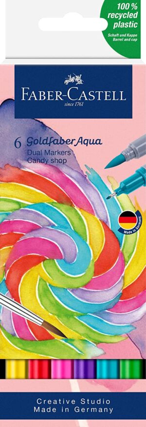 ROTULADORES GOLDFABER BLT/ 6 CANDY SHOP