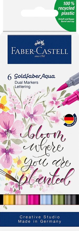 ROTULADORES GOLDFABER BLT/ 6 LETTERING