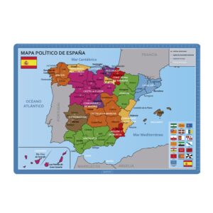 VADE SOBREMESA PVC 35 X 50 MAPA ESPAÑA