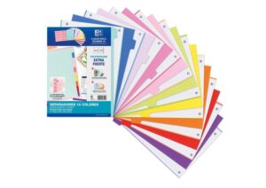SEPARADOR OXFORD P.P. 10 COLORES