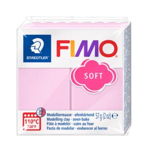PASTA MODELAR FIMO SOFT 56gr.ROSA PASTEL