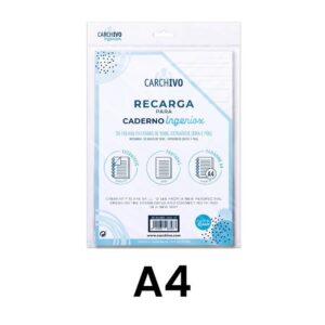RECAMBIO CUADERNO INGENIOX A4 50 HOJAS RAYAS