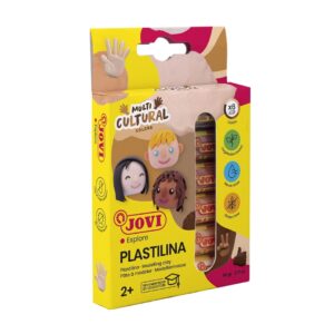 PLASTILINA JOVI 90- 6 CAJA  6 COL.MULTICULTURAL