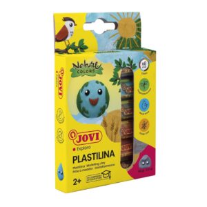 PLASTILINA JOVI 90- 6 CAJA  6 COL.NATURE