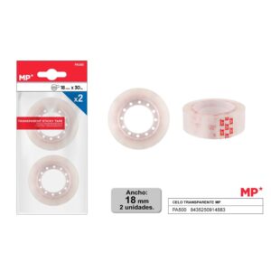 BOL/ 2 CINTAS ADH.M.P. 30x18 TRANSPARENTE