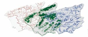 PLANTILLA MAPA ESPAÑA  PEQUEÑAS J/3