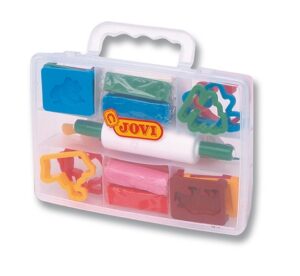 MOLDES Y RODILLO PLASTILINA MALETIN TRANS.