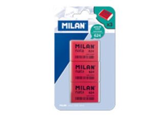 GOMAS BORRAR MILAN BLISTER 3x624