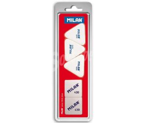 GOMAS BORRAR MILAN BLISTER 3x4045+2x430