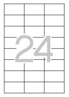 ETIQUETAS A4 APLI REMOVIBLE  64,6X33,8 C/100