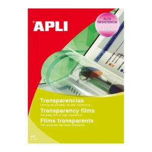 TRANSPARENCIA LASER APLI BOLSA/20