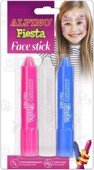 MAQUILLAJE ALPINO BLISTER/3 FIESTA FACE STICK