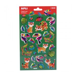 STICKERS APLI METALIZADOS SELVA