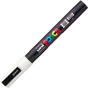 ROTULADOR POSCA PC- 3M 0,9/1,3mm. BLANCO