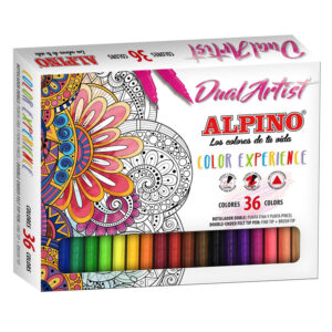 ROTULADOR ALPINO DOBLE PUNTA C/36