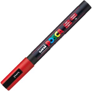 ROTULADOR POSCA PC- 3M 0,9/1,3mm. ROJO